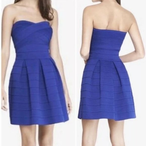 NWT Cocktail Dress XS Fit & Flare Strapless… - Picture 1 of 8